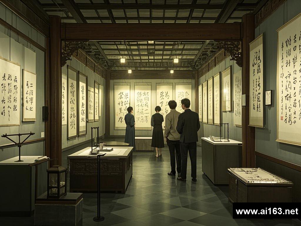 书法绘画里的展馆情事