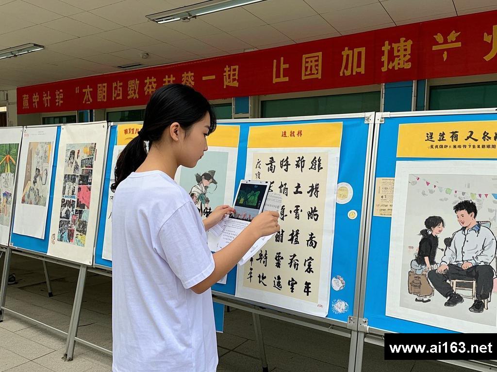 展板背后的别样故事