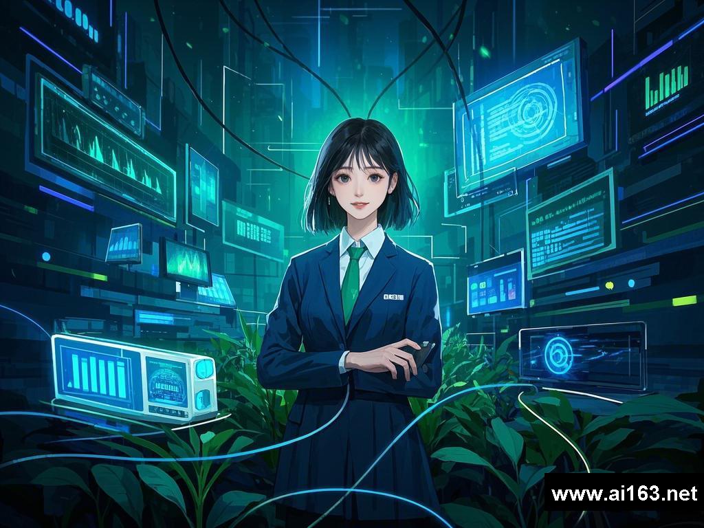 科技与自然交织的浪漫恋曲