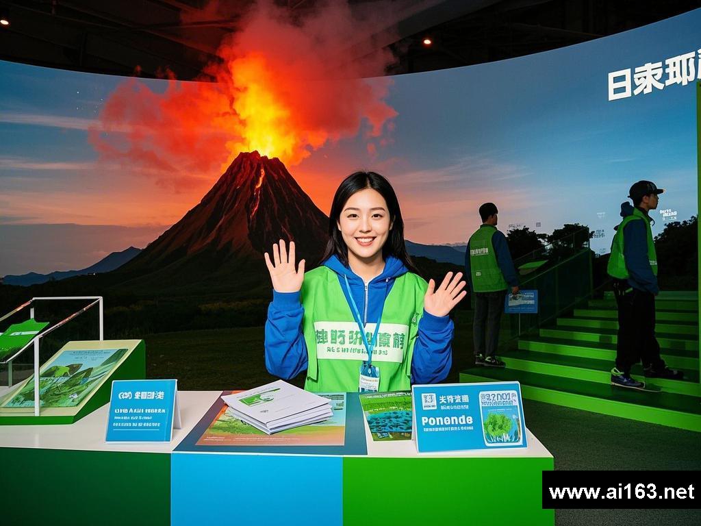 火山畔的环保恋曲与信息之旅