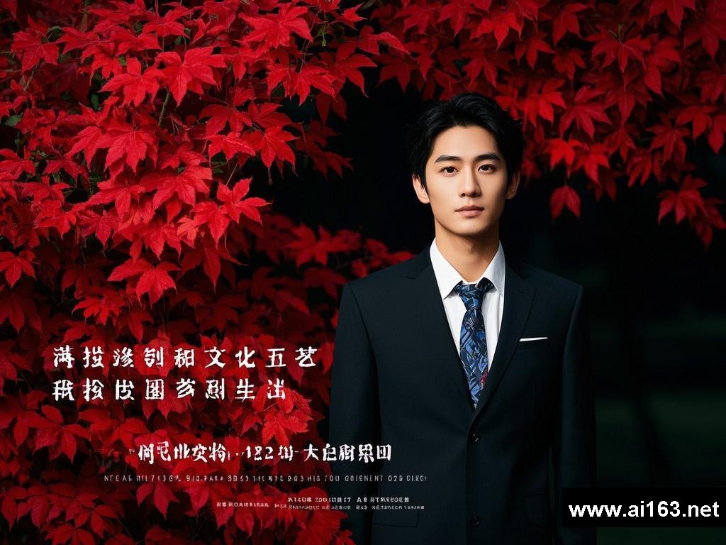 红色与自然交织的爱恋与梦想