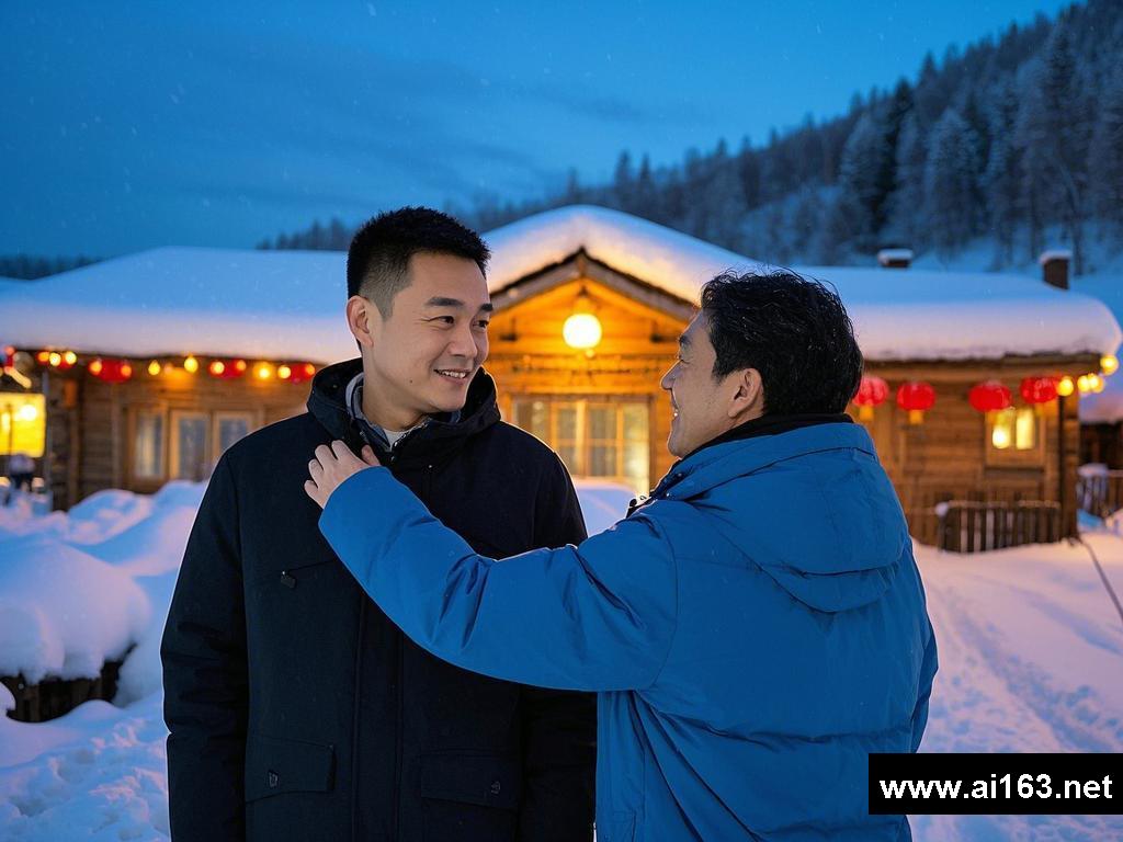 雪乡的温暖相拥